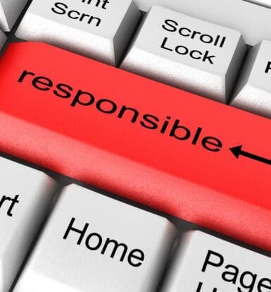 "Responsible party section in eClinicalWorks showing fields for relationship, name, and contact information."