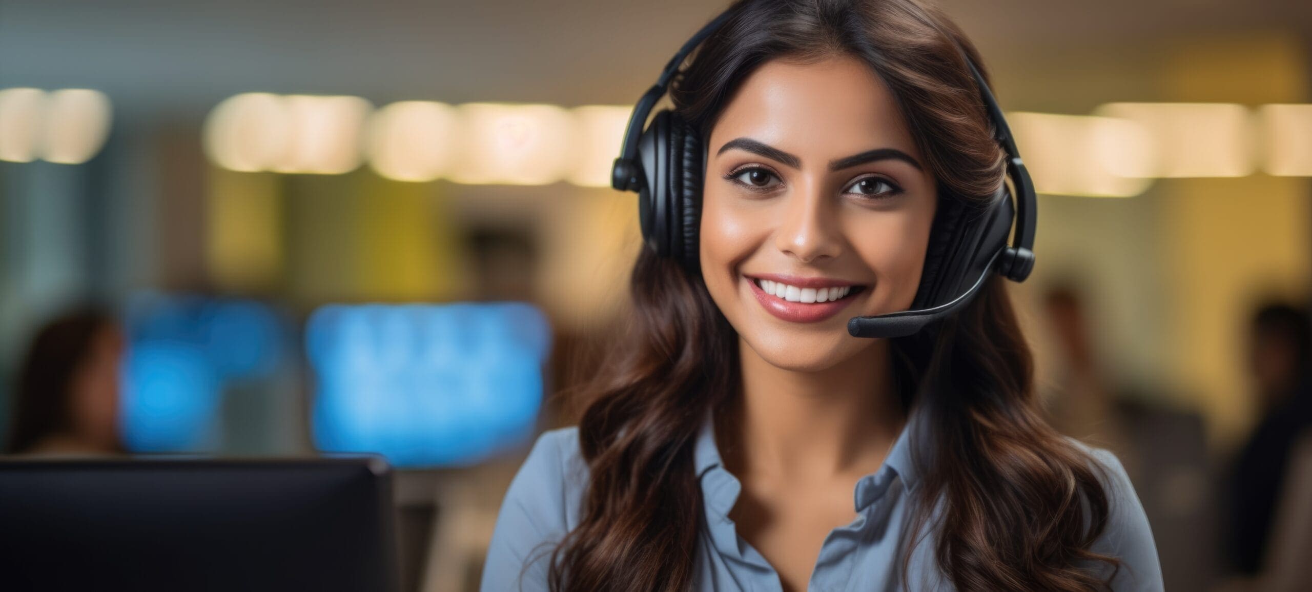 A virtual receptionist resolving a patient’s prescription issue over the phone