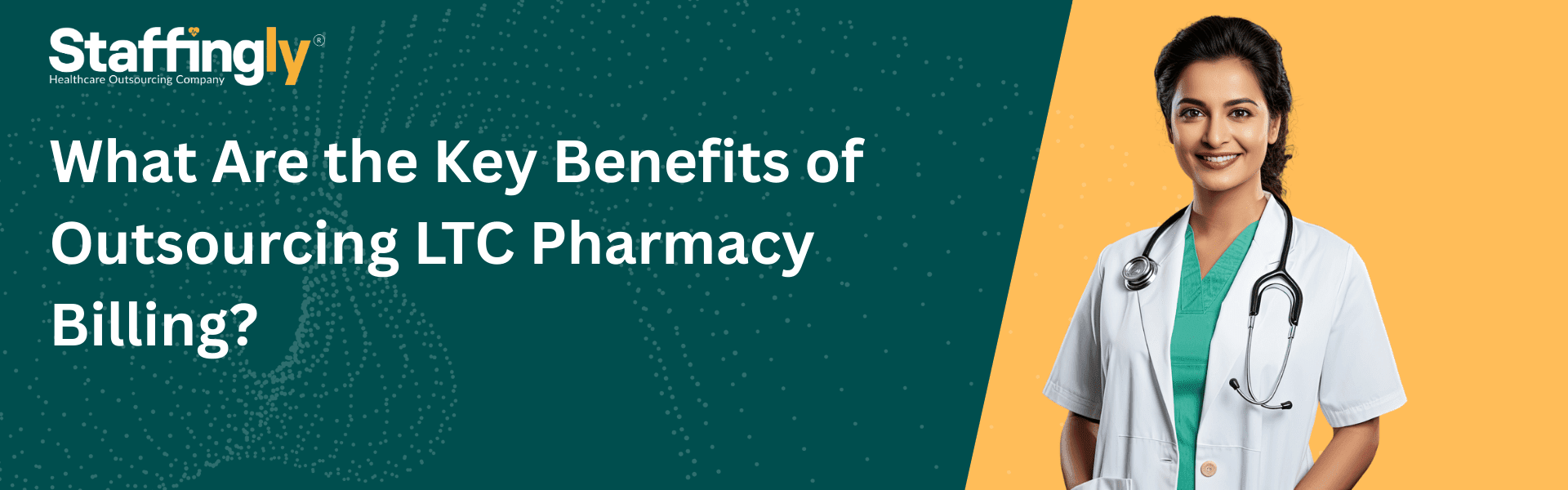 Billing for long-term care pharmacies through outsourcing.
