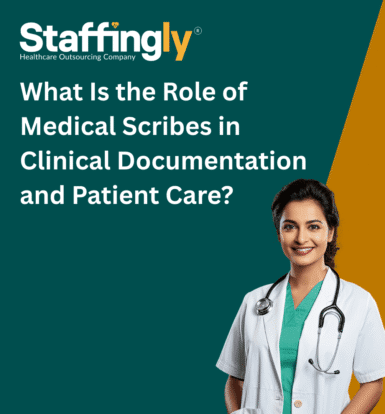 Medical scribes ensure accurate and timely documentation during patient visits.