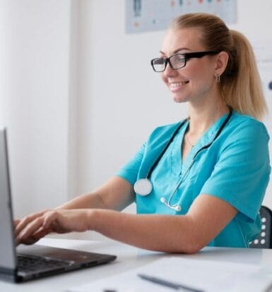 Virtual Medical Assistant handling administrative tasks like appointment scheduling, improving efficiency and patient care in healthcare settings.