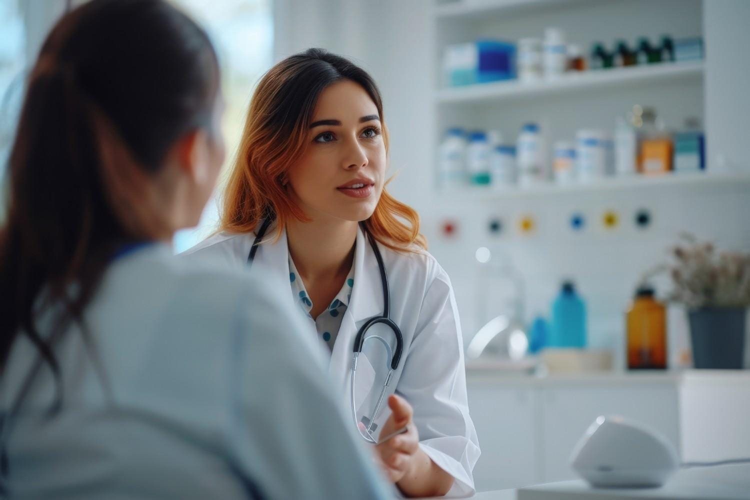 Pharmacy team working on LTC billing with PBM collaboration