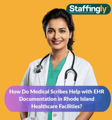 Medical scribes streamline EHR documentation, reducing physician workload in Rhode Island healthcare facilities.