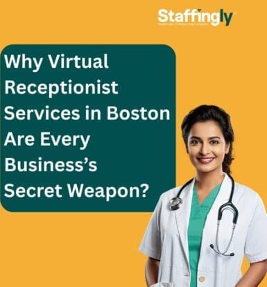 Virtual receptionist services in Boston supporting businesses with 24/7 call handling, appointment scheduling, and customer service – Staffingly outsourcing solutions