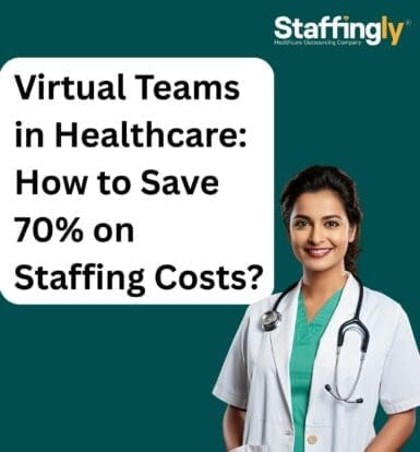 Virtual teams in healthcare helping providers save 70 percent on staffing costs through outsourcing