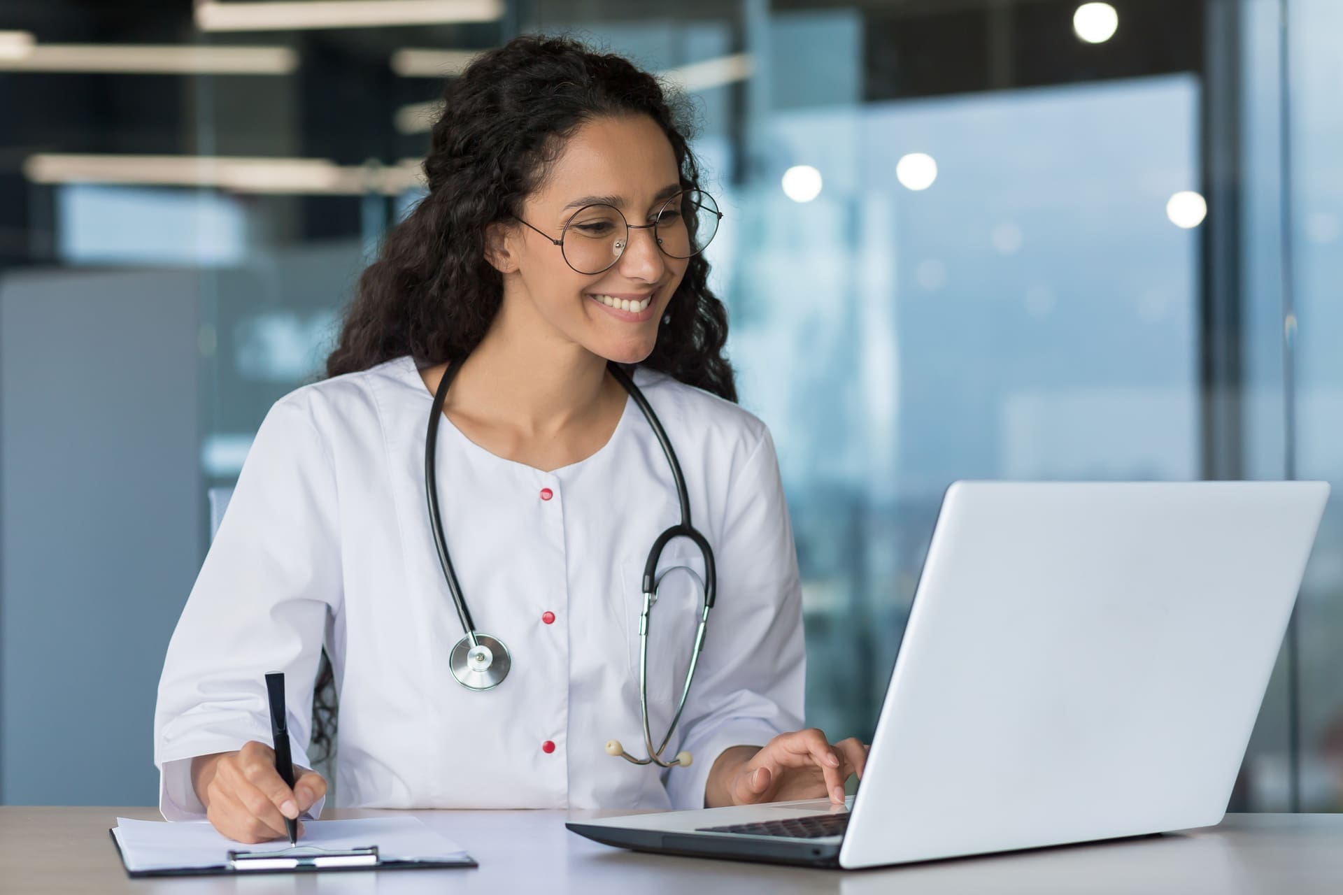 HIPAA-compliant telehealth solutions for doctors ensuring secure and private virtual patient consultations.