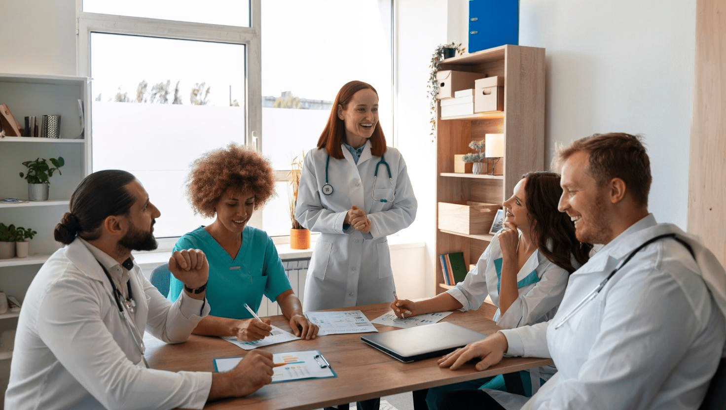 A diagram showcasing healthcare operations management strategies, ranking scheduling, resource allocation, and workflow optimization based on their efficiency and importance.