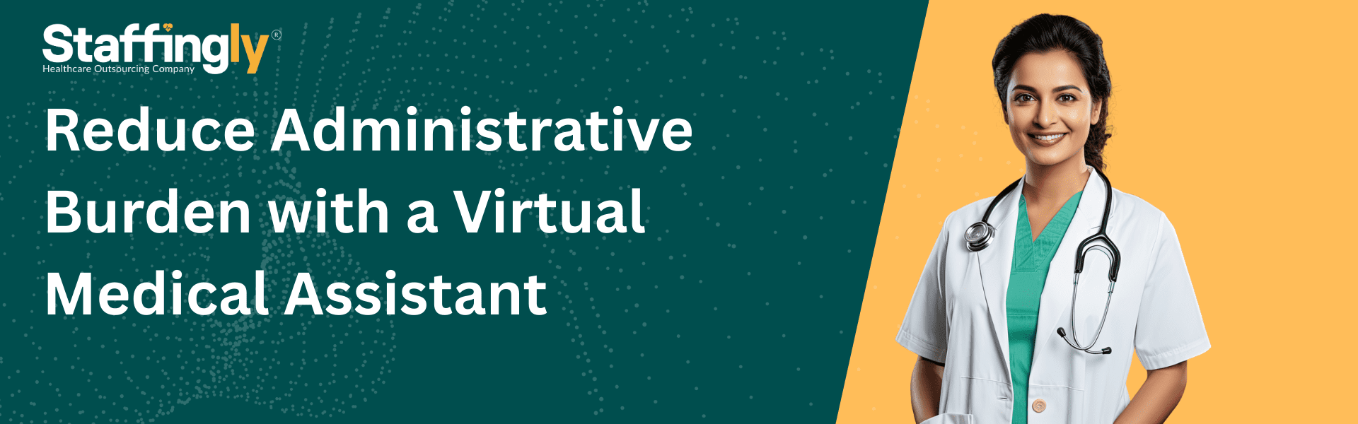 A Virtual Medical Assistant handling appointment scheduling and patient communication remotely.