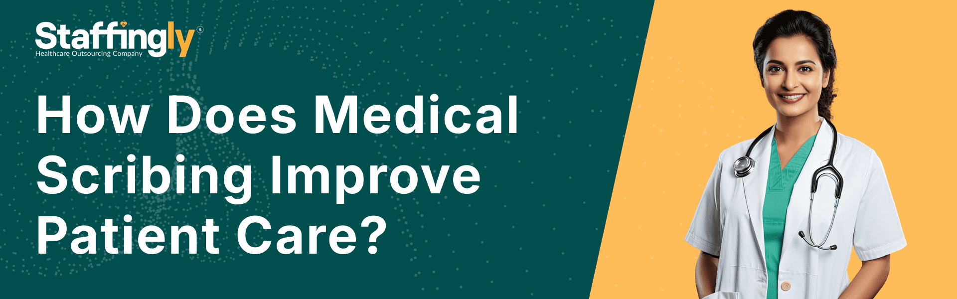 A doctor consulting with a patient while a virtual scribe records notes on a screen.