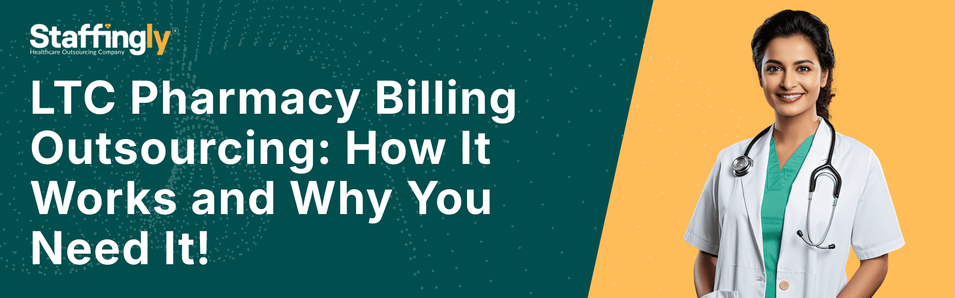 A pharmacist reviewing LTC pharmacy billing claims on a computer.