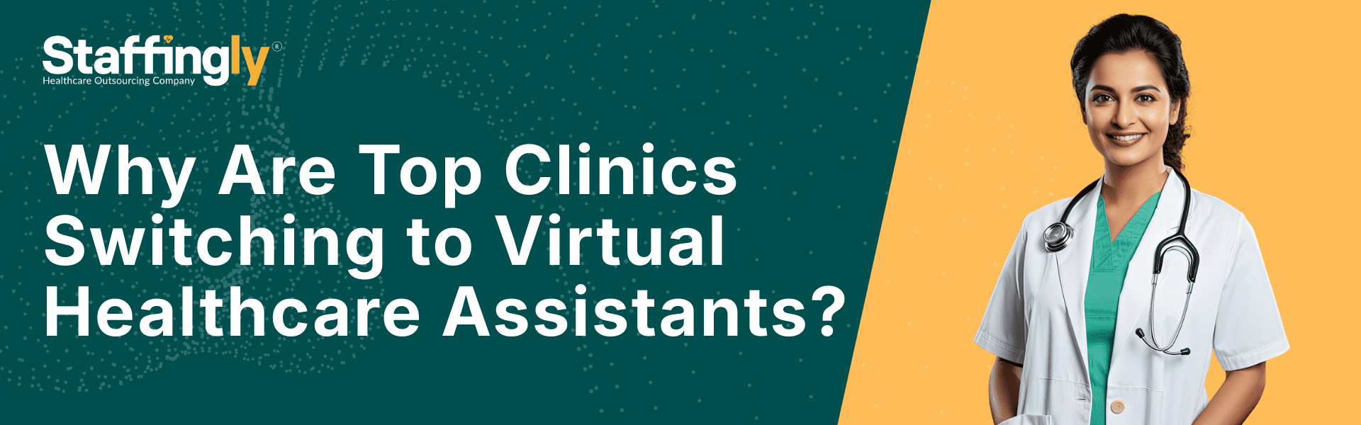 Virtual Healthcare Assistant providing remote medical support on a laptop.