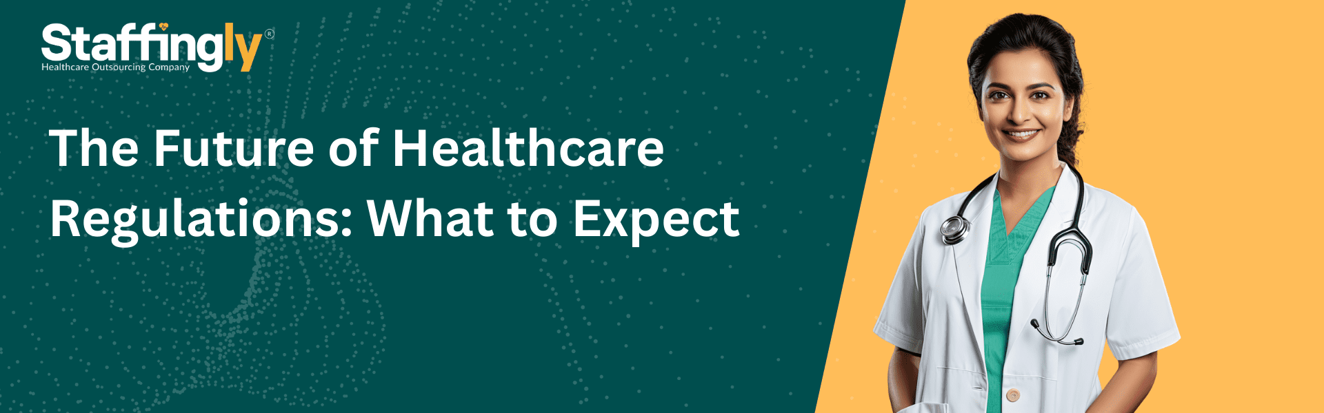 A healthcare provider staying updated on regulatory changes to ensure compliance and efficient patient care.