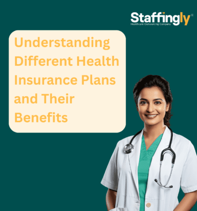 An illustrated guide showcasing key health insurance plans—Individual, Family, Critical Illness, Personal Accident, and Top-Up—for healthcare providers.