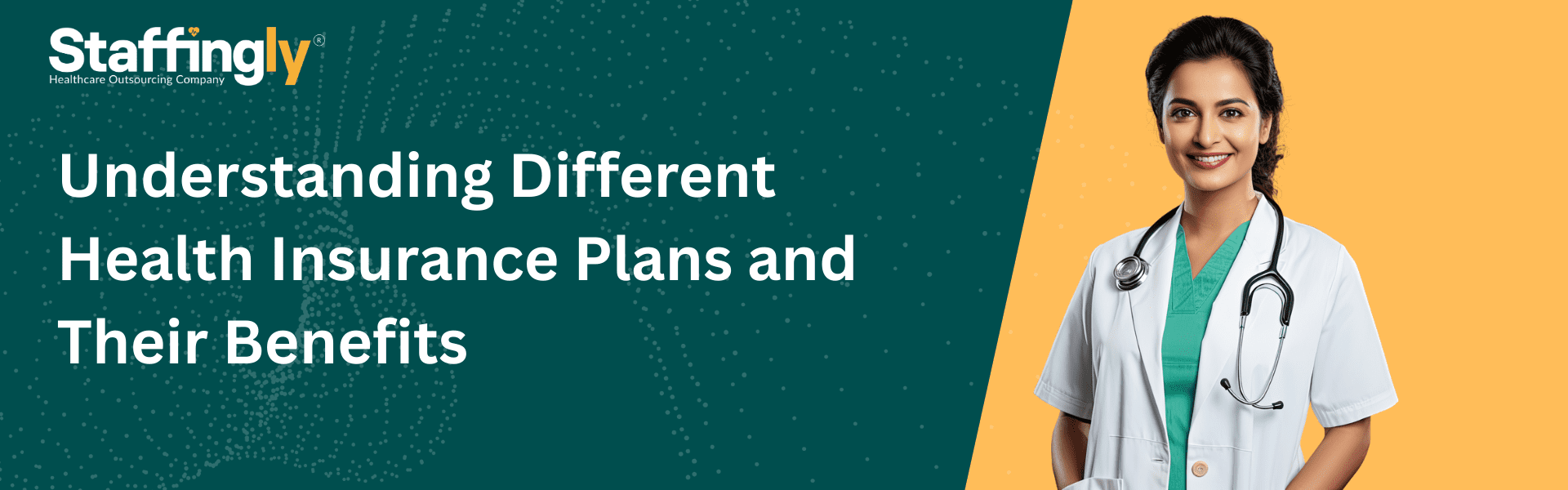 An illustrated guide showcasing key health insurance plans—Individual, Family, Critical Illness, Personal Accident, and Top-Up—for healthcare providers.