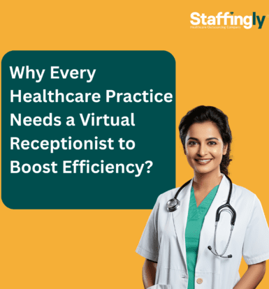 A virtual medical receptionist works alongside healthcare professionals, ensuring seamless communication and reducing missed calls in healthcare.