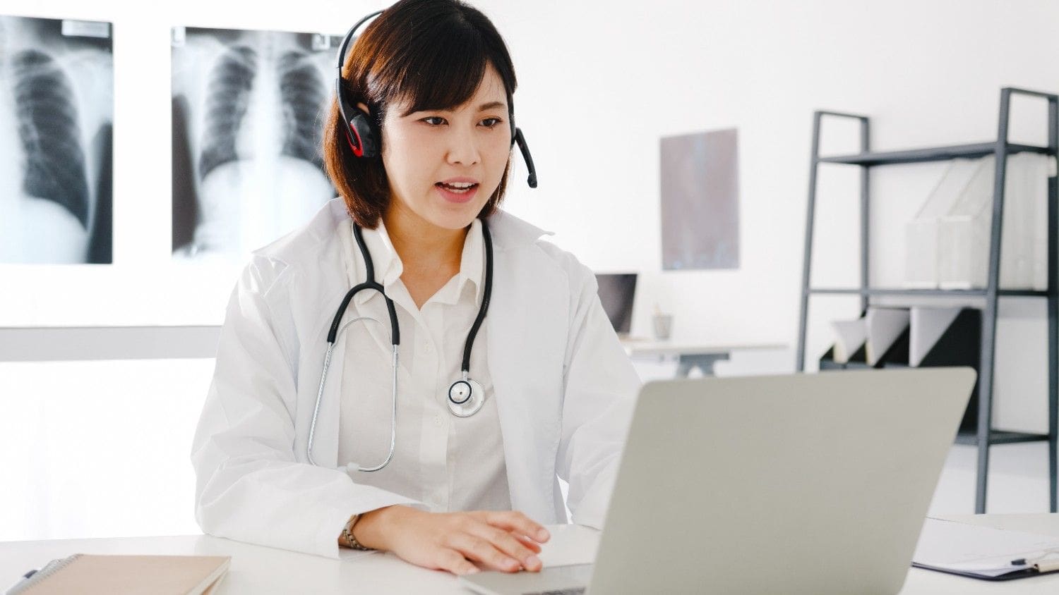 Virtual Assistant for Doctors providing remote medical support, managing patient records, and scheduling appointments.