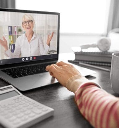 Virtual receptionist for medical practices assisting patients remotely.