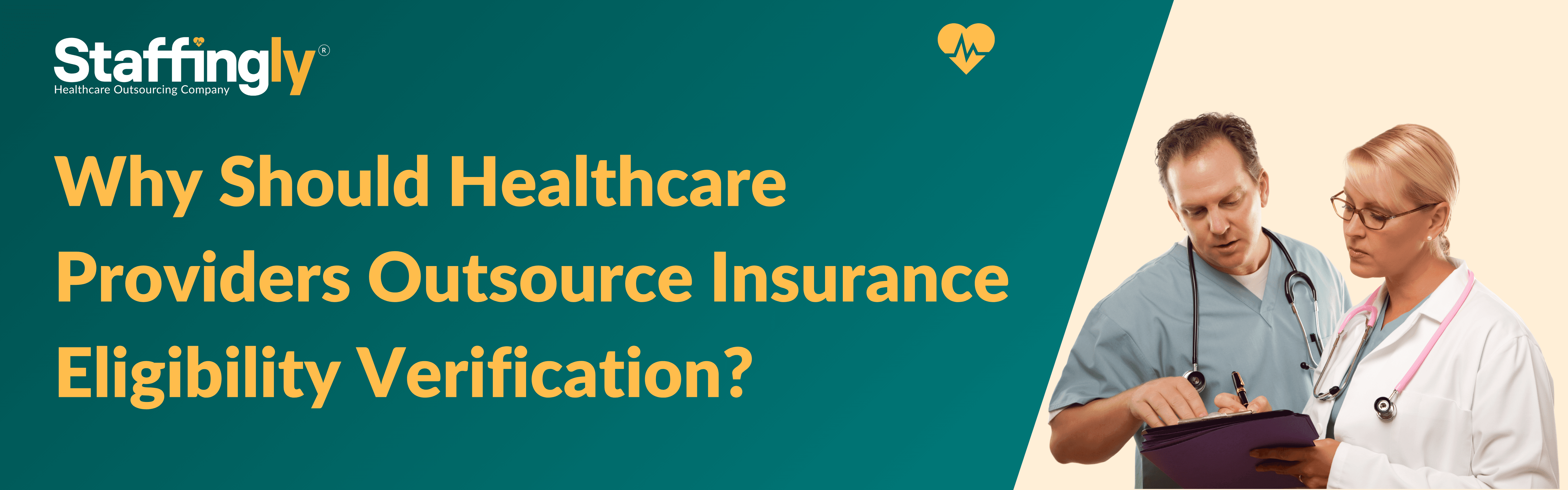 Healthcare provider outsourcing insurance verification process