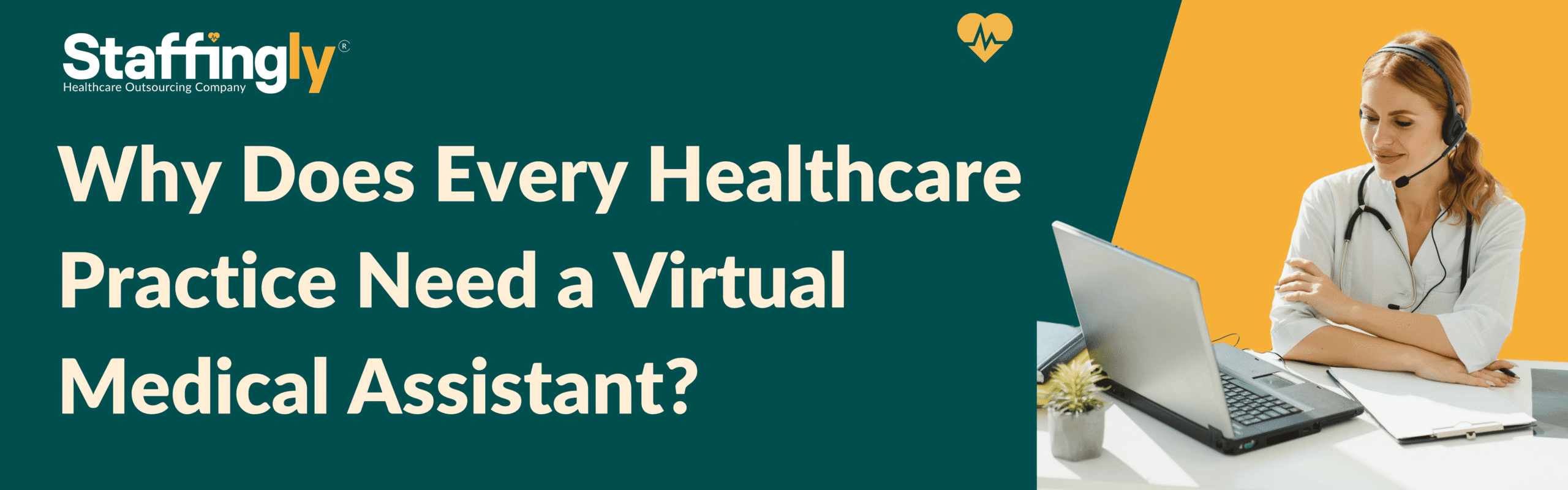 Virtual Medical Assistant working remotely for healthcare practice