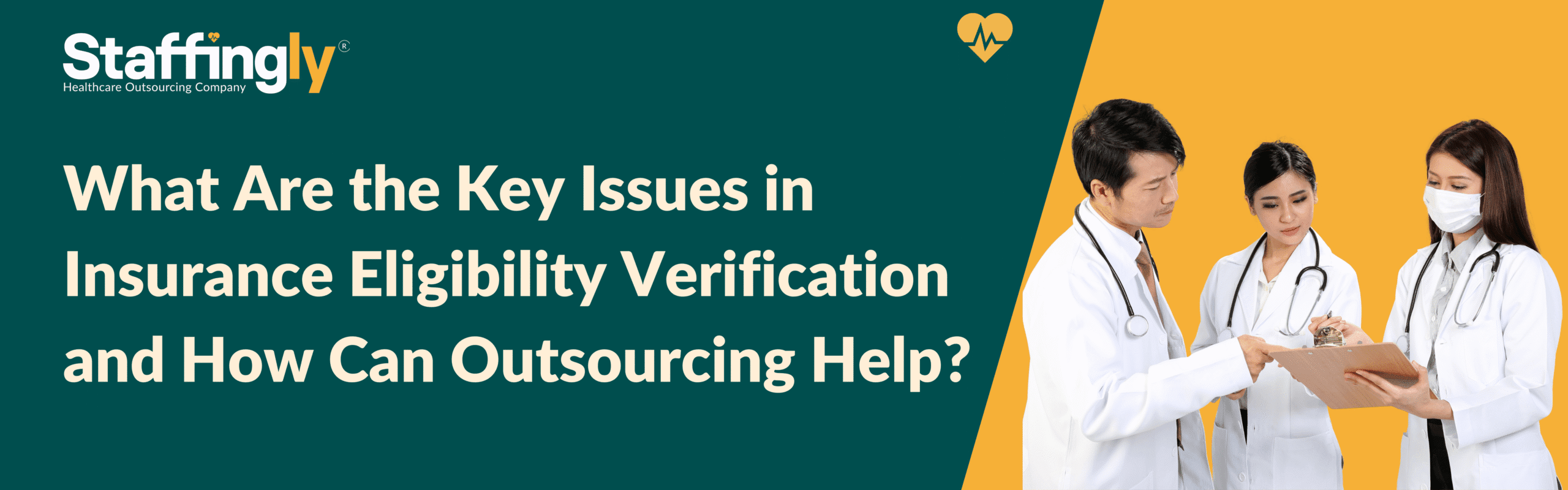 Insurance eligibility verification process in healthcare, focusing on the challenges and outsourcing solutions.