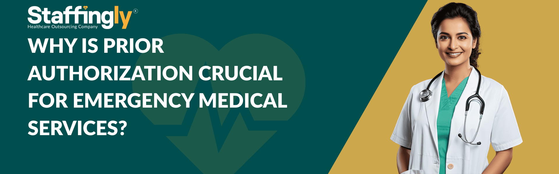 Why is prior authorization crucial for emergency medical services