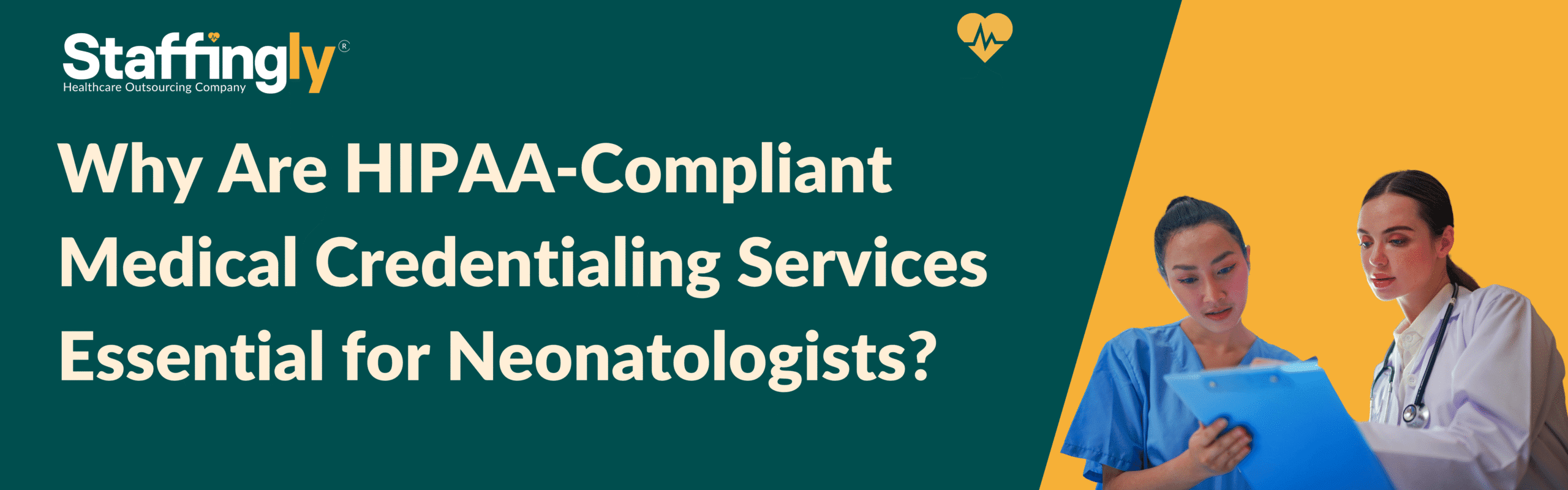 Neonatologist reviewing credentialing documents in a hospital office