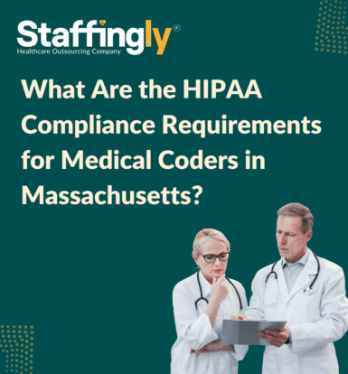 Medical coder ensuring HIPAA compliance for patient data