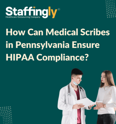 Medical scribe ensuring HIPAA compliance while documenting patient information.