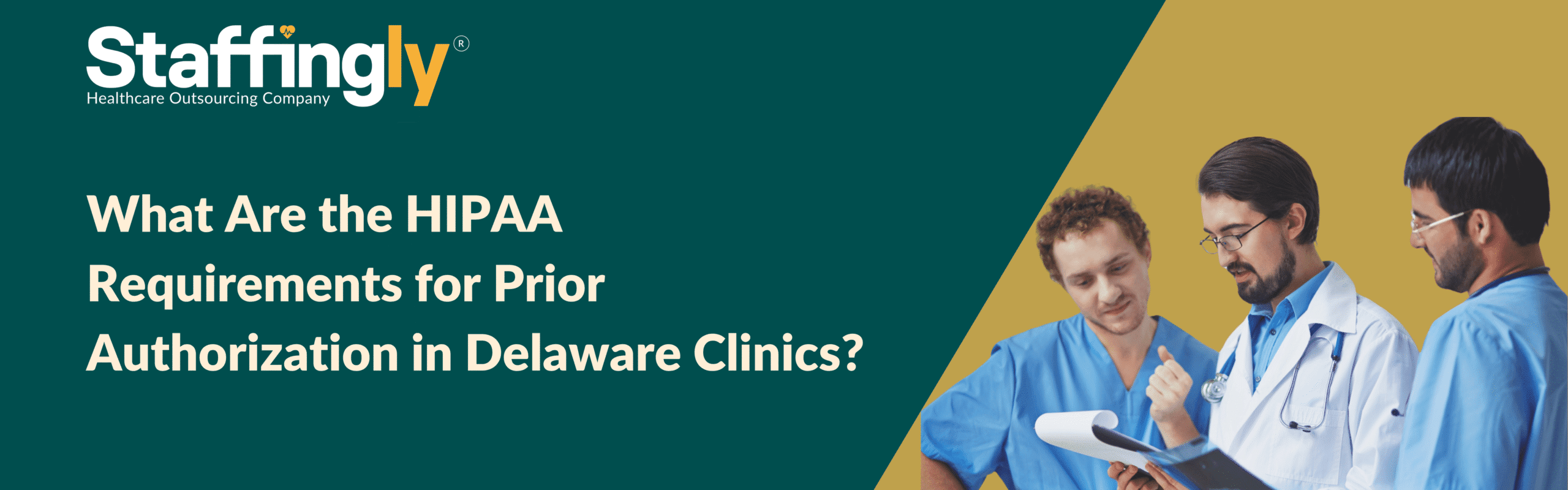 Healthcare professional reviewing patient records on a tablet with secure data management for prior authorization compliance.