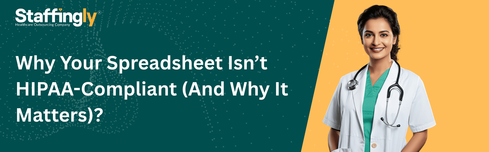 Why Your Spreadsheet Isn't HIPAA-Compliant - Spreadsheet with HIPAA compliance warning