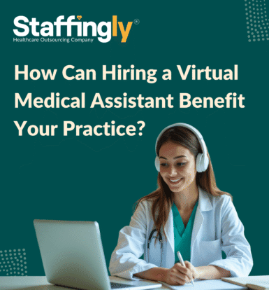 Virtual Medical Assistant working remotely, supporting healthcare practice