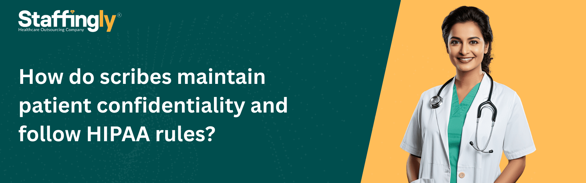 HIPAA-compliant virtual medical scribe working securely on encrypted software