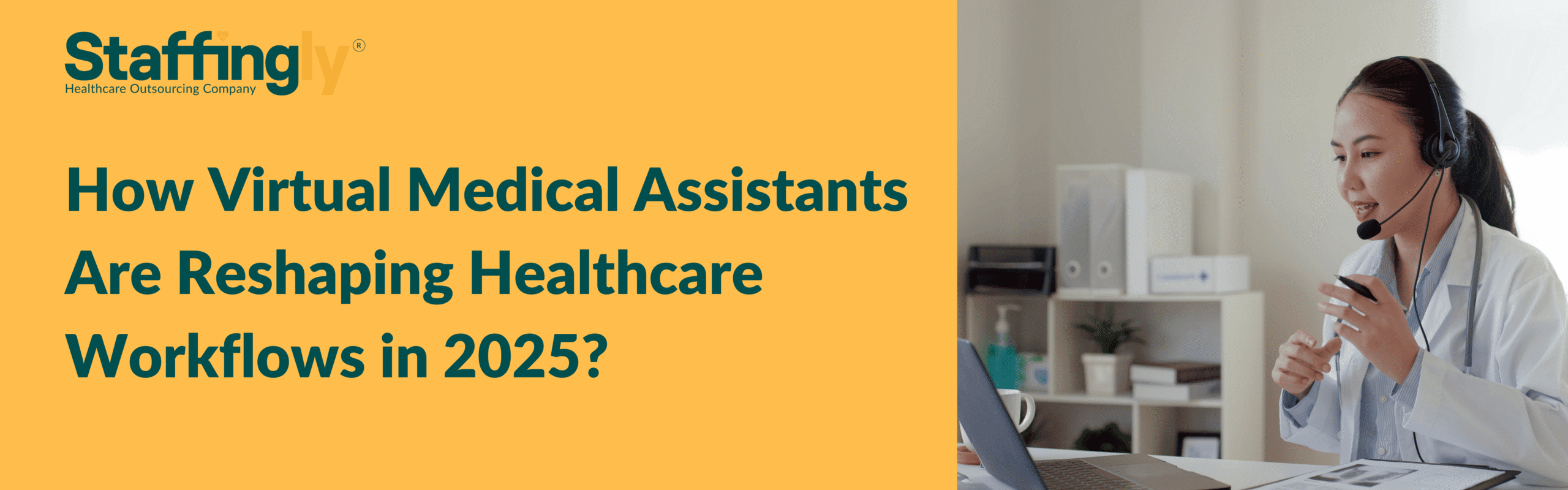 Virtual medical assistant helping clinic staff with scheduling and patient communication