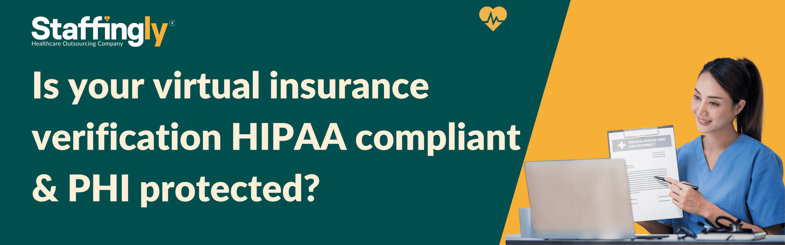 Secure virtual insurance verification ensuring HIPAA compliance