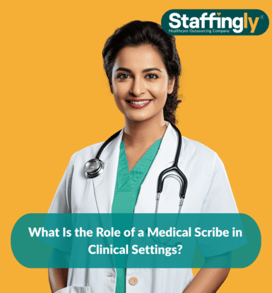 Virtual scribe documenting in real time during patient consultation