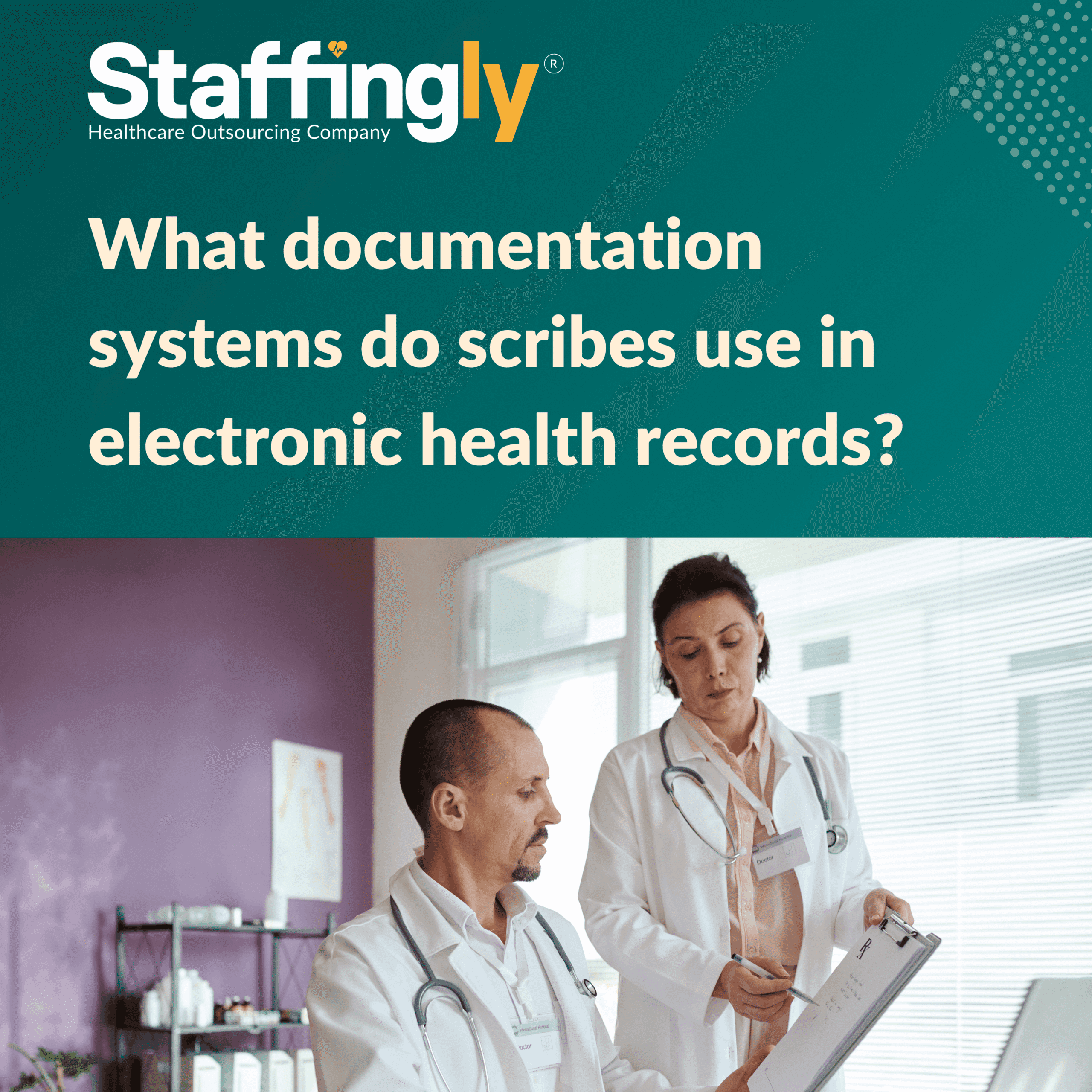 Virtual medical scribe working inside an electronic health record system