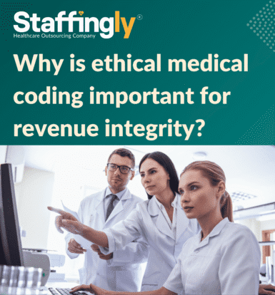 Medical coder reviewing patient documentation for ethical billing
