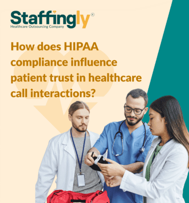 A healthcare provider engaging in a HIPAA-compliant call, emphasizing secure and trustworthy communication with patients.