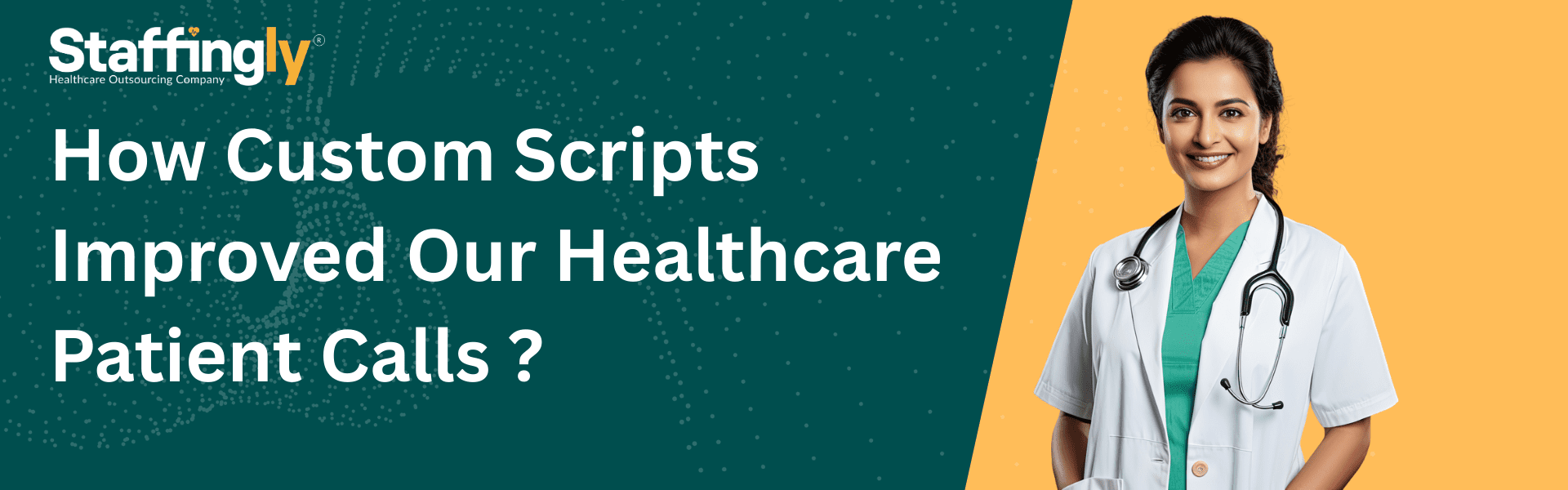 Healthcare staff using custom greeting scripts to create a warm and personalized patient experience.