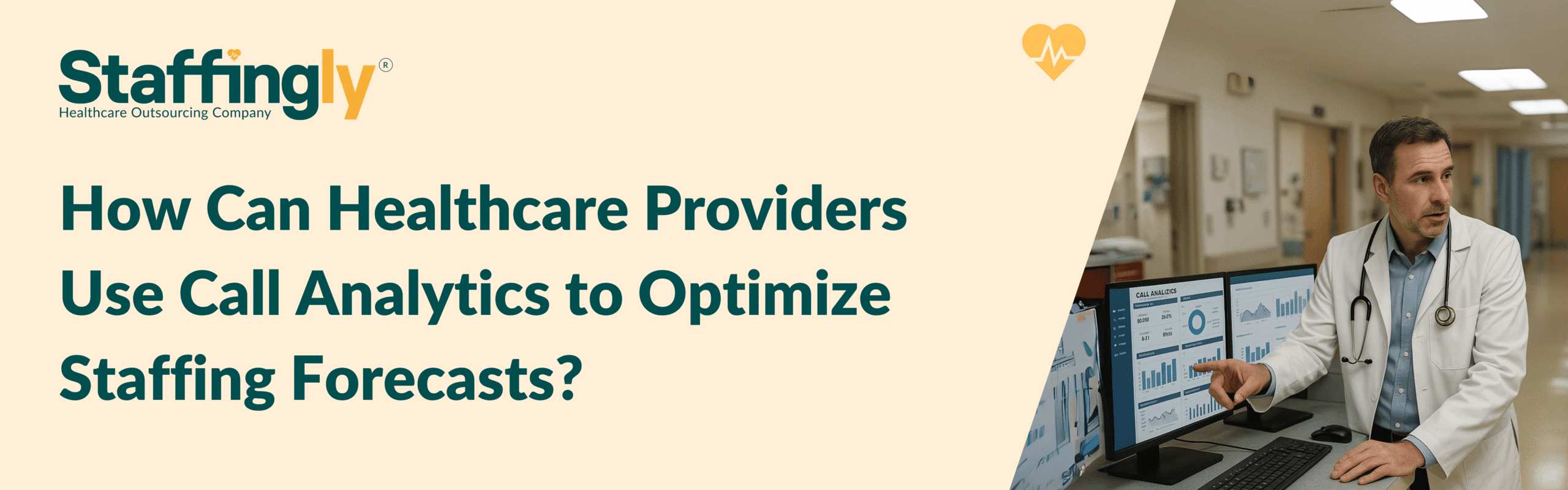 Healthcare call analytics for staffing optimization