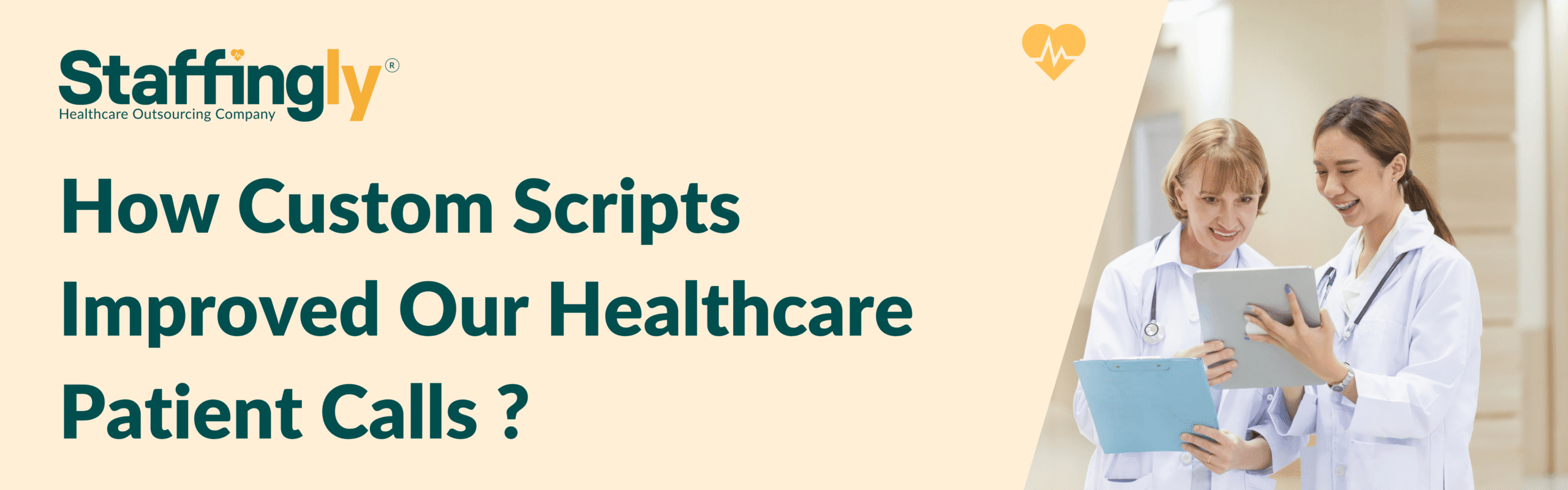 Healthcare staff using custom greeting scripts to create a warm and personalized patient experience.