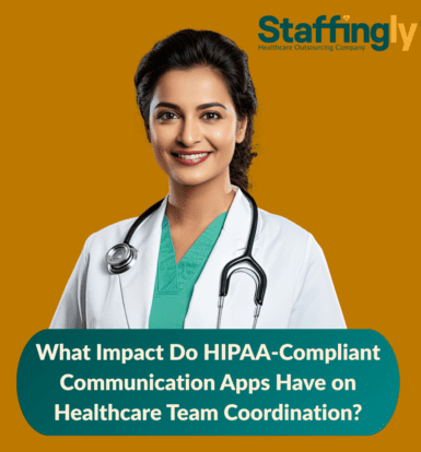 Illustration of HIPAA-compliant messaging apps for healthcare communication
