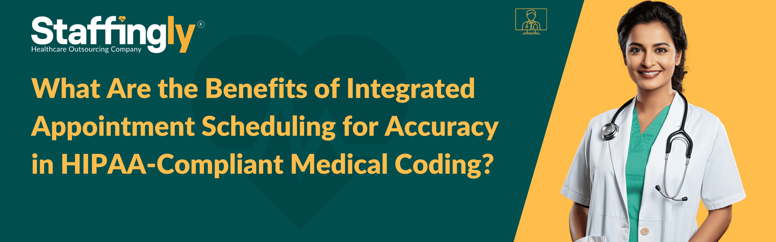 Integrated appointment scheduling system ensuring accurate medical coding and HIPAA compliance.