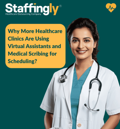 Virtual assistant managing clinic scheduling with medical scribe support in EMR